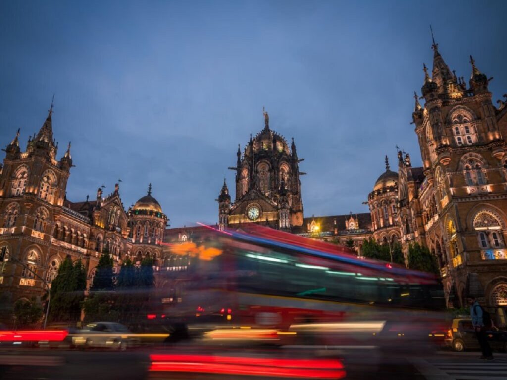 Chhatrapati Shivaji Terminus, is a historic railway terminus and UNESCO World Heritage Site in Mumbai, Maharashtra, India. The terminus was designed by a British born architectural engineer Frederick William Stevens from an initial design by Axel Haig, in an exuberant Italian Gothic style.