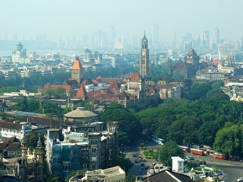 Gothic South Mumbai From Air